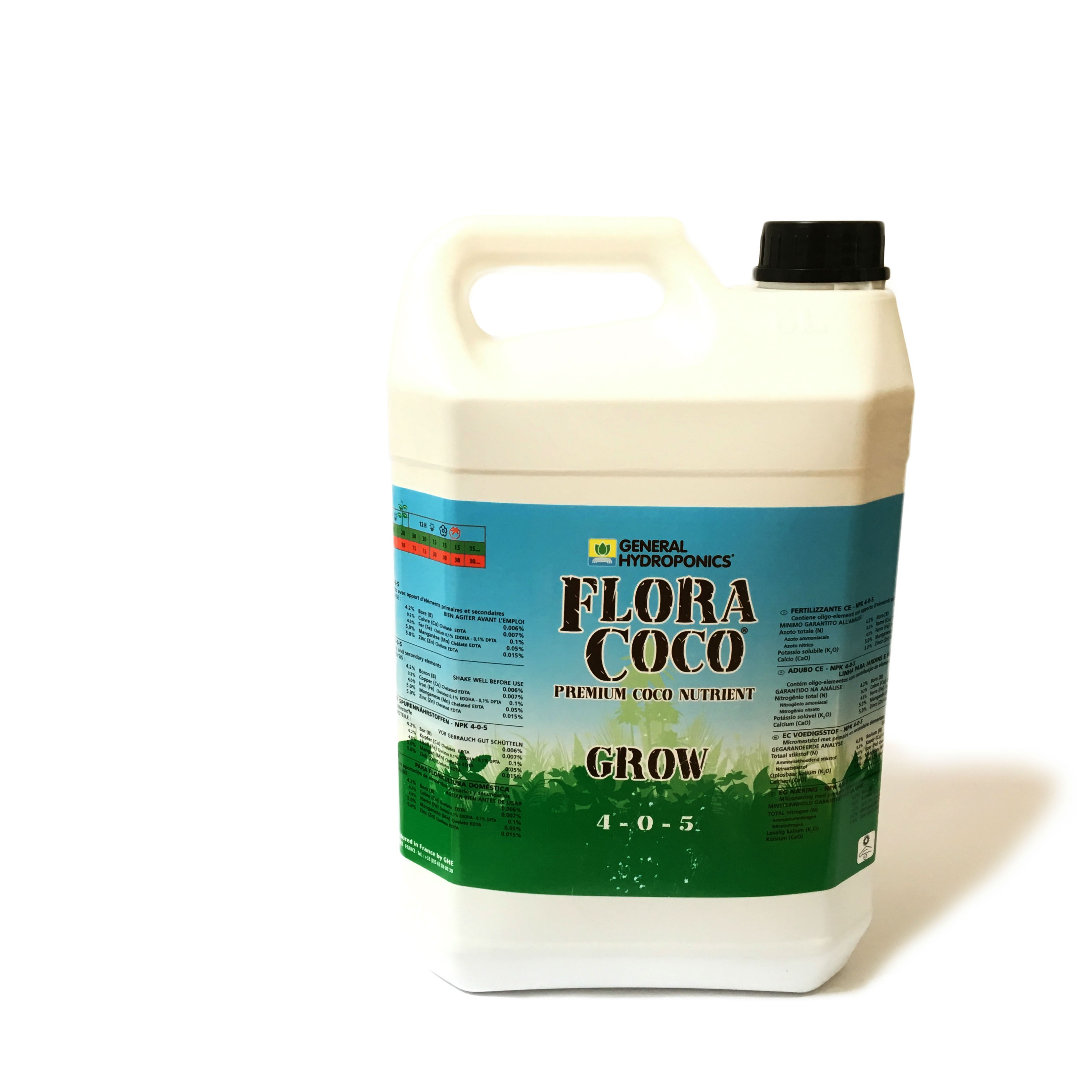 FLORACOCO GROW 5 L - - GENERAL HYDROPONICS - FERTILIZANTES