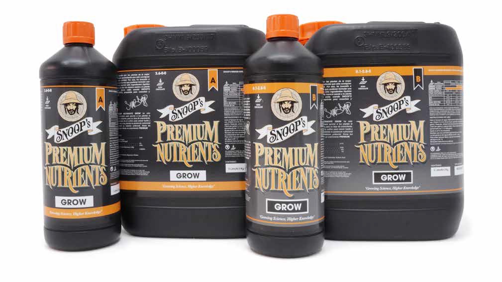 GROW A+B SOIL / NO RECIRCULANTE 1LTR AGUA BLANDA - - SNOOP'S PREMIUM NUTRIENTS - FERTILIZANTES