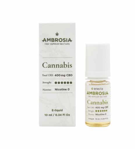 AMBROSIA 200 MG CBD E-LIQUID 10 ML (CANNABIS) - - PARAFARMACIA Y COSMETICA - PARAFERNALIA