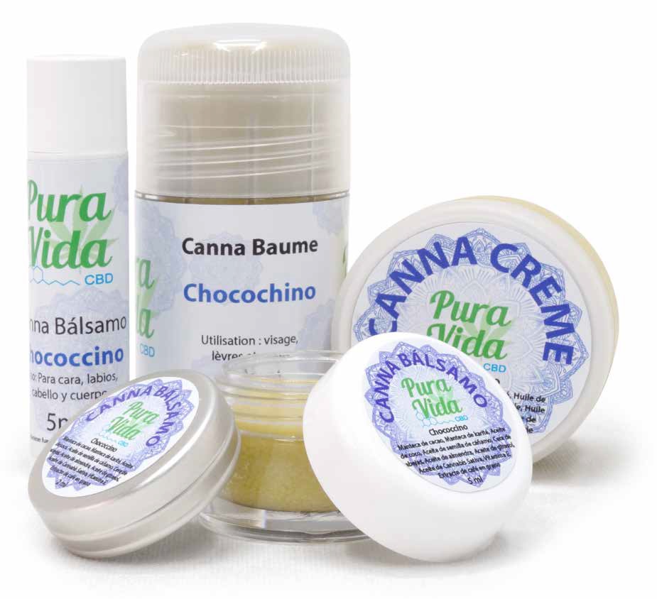 BÁLSAMO CBD STICK 5ML PURA VIDA CHOCOCHINO ETIQUETTE FRANÇAISE - - PARAFARMACIA Y COSMETICA - PARAFERNALIA