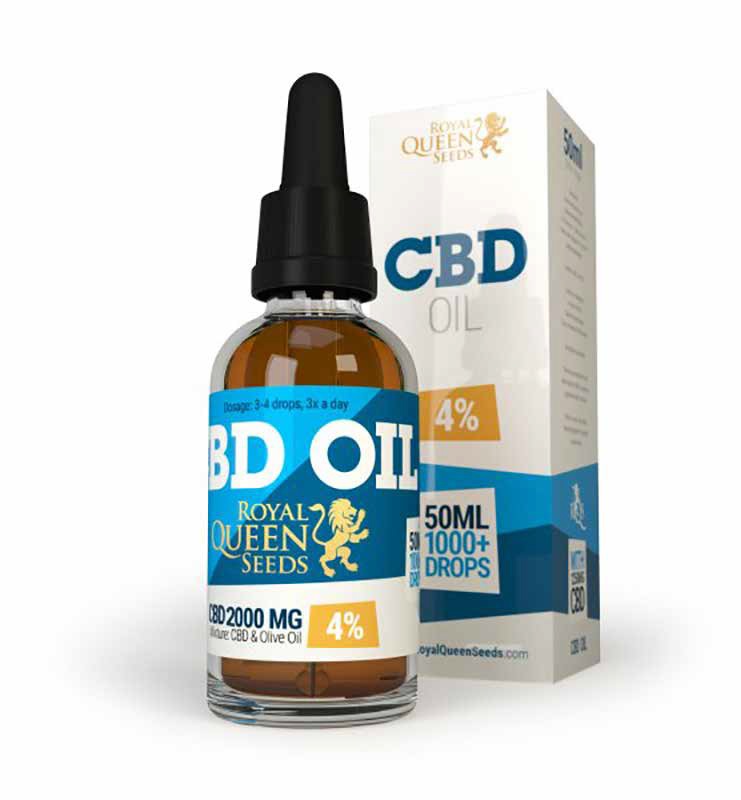ACEITE CBD 4% (30ML) ROYAL QUEEN - - PARAFARMACIA Y COSMETICA - PARAFERNALIA
