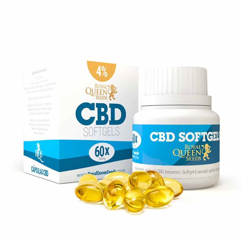 CÁPSULAS ACEITE CBD 10% (60 PIEZAS) ROYAL QUEEN - - PARAFARMACIA Y COSMETICA - PARAFERNALIA
